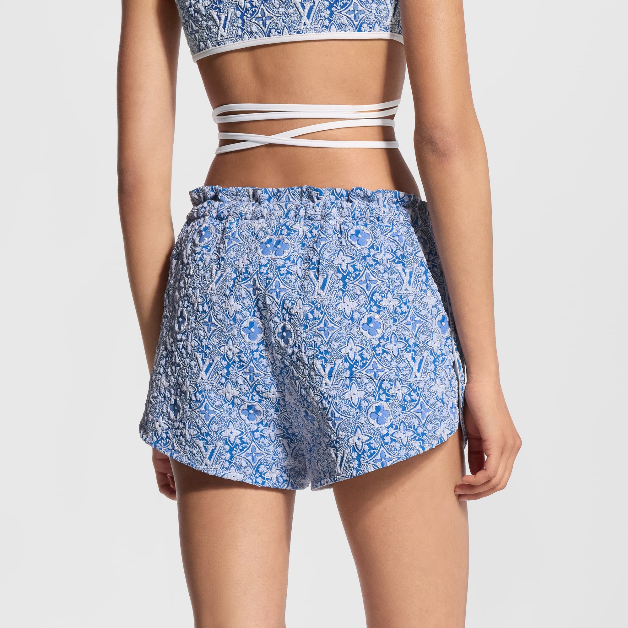 Monogram Foliage Mini Shorts - Ready-to-Wear | LOUIS VUITTON